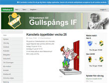Tablet Screenshot of gullspangsif.se